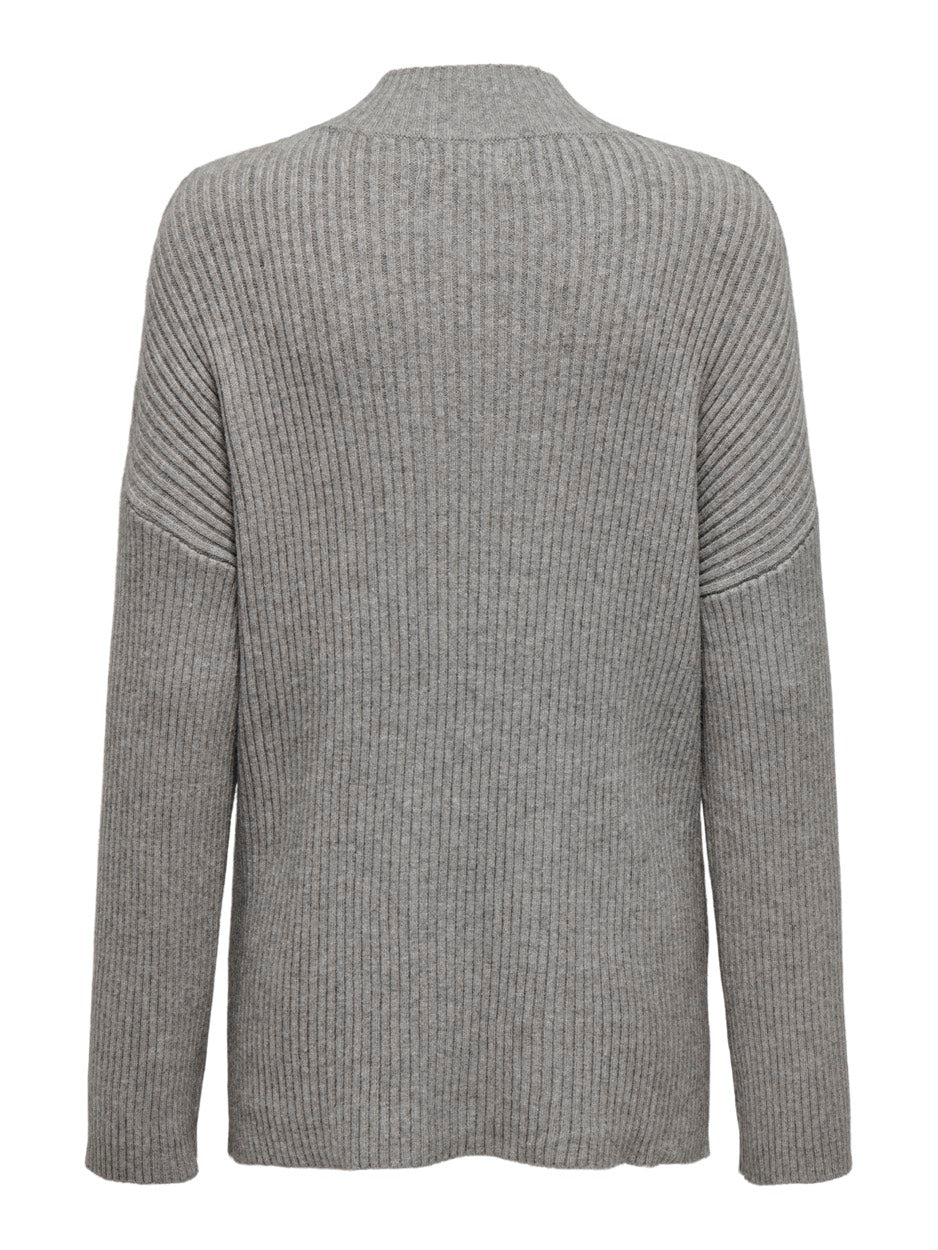 Only 15324664 Katia trui dames grijs