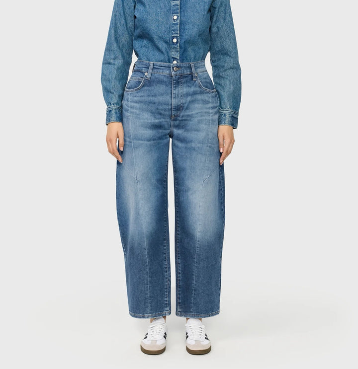 MAC women jeans loose fit dames – blue denim - 28