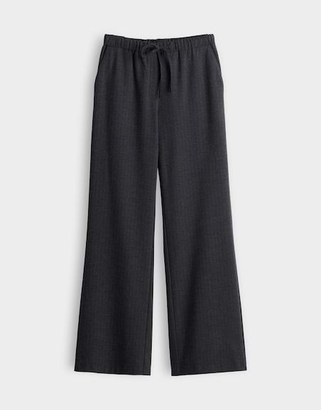 Opus Melane pin 10617314463460 lange broek antraciet - Grijs Dessin