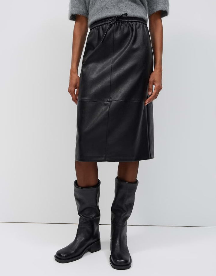 Opus rilkis 10623814498465 rok midi (imitatie) leer zwart