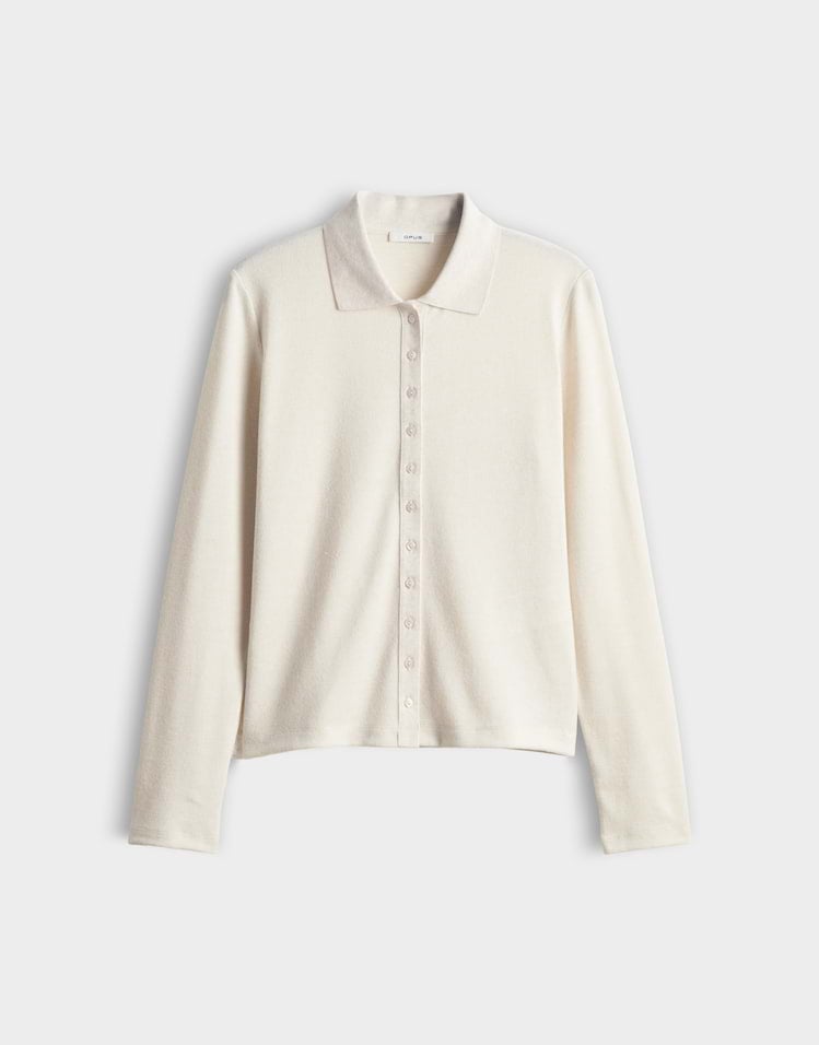 Opus Sugimi 1063765984106 t-shirt k/m dames off-white