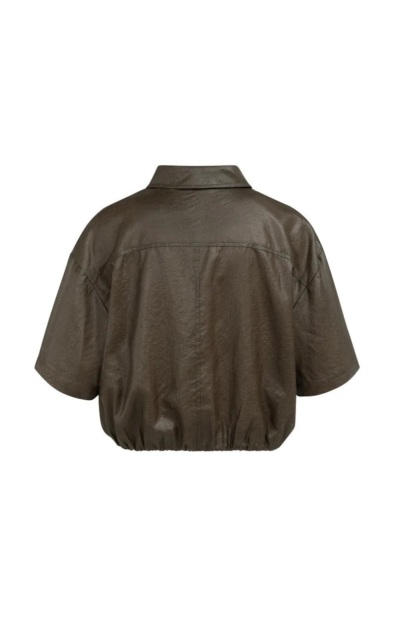 YAYA Women blouse l/m bruin – dames