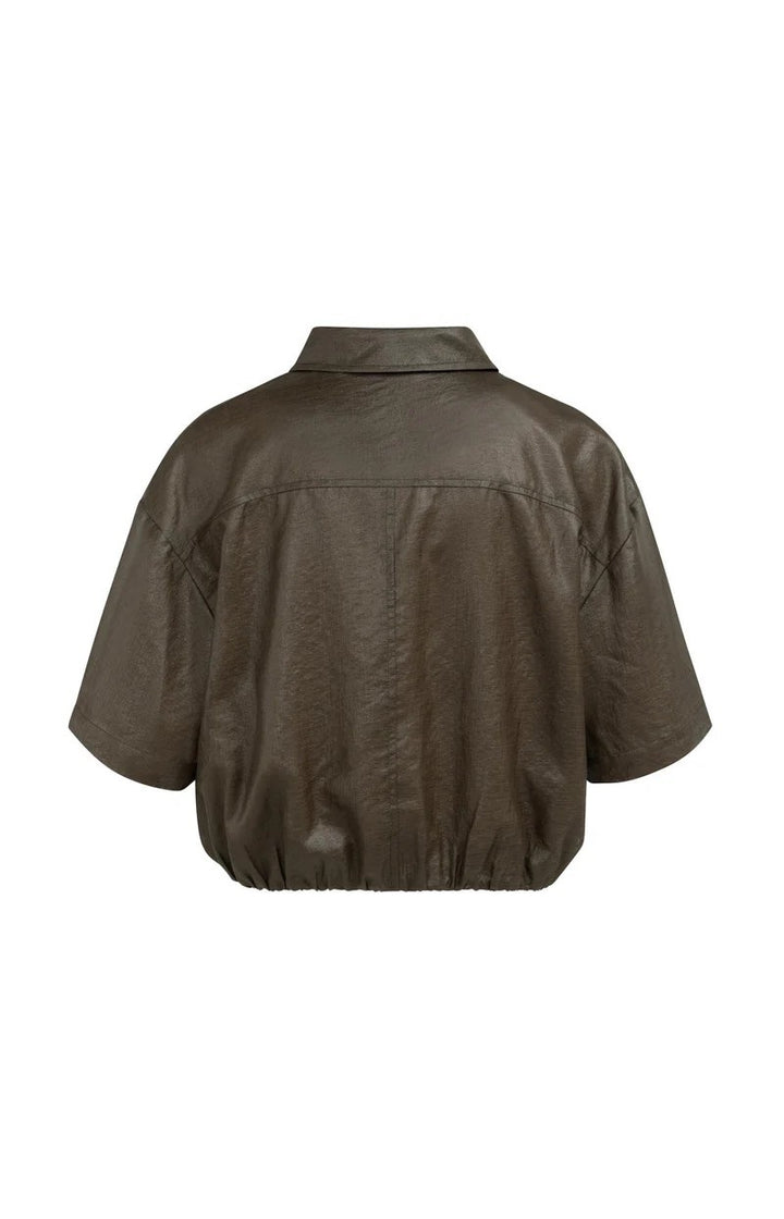 YAYA Women blouse l/m bruin – dames