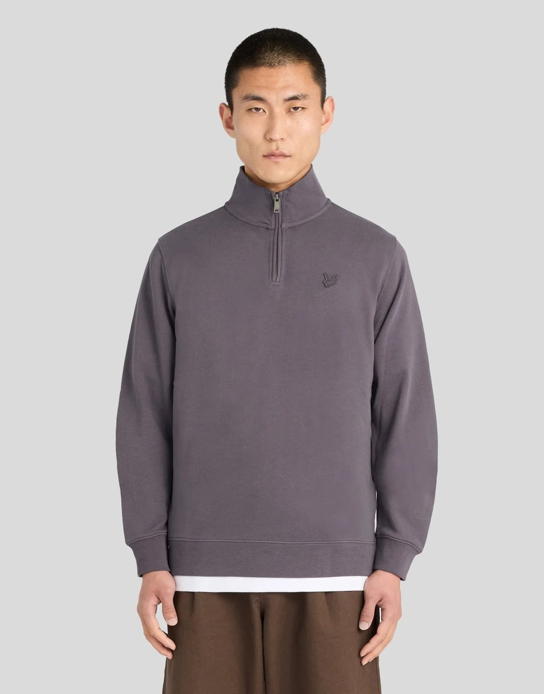 Lyle & Scott ML2258tont sweater heren – steel