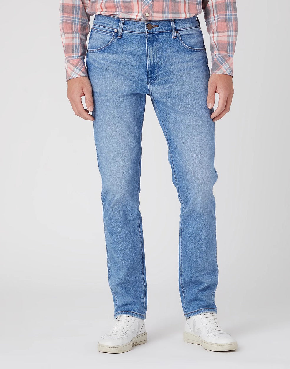 Wrangler heren jeans slim fit – W18 SYLZ70 Larston 812 - Blue Denim - L32