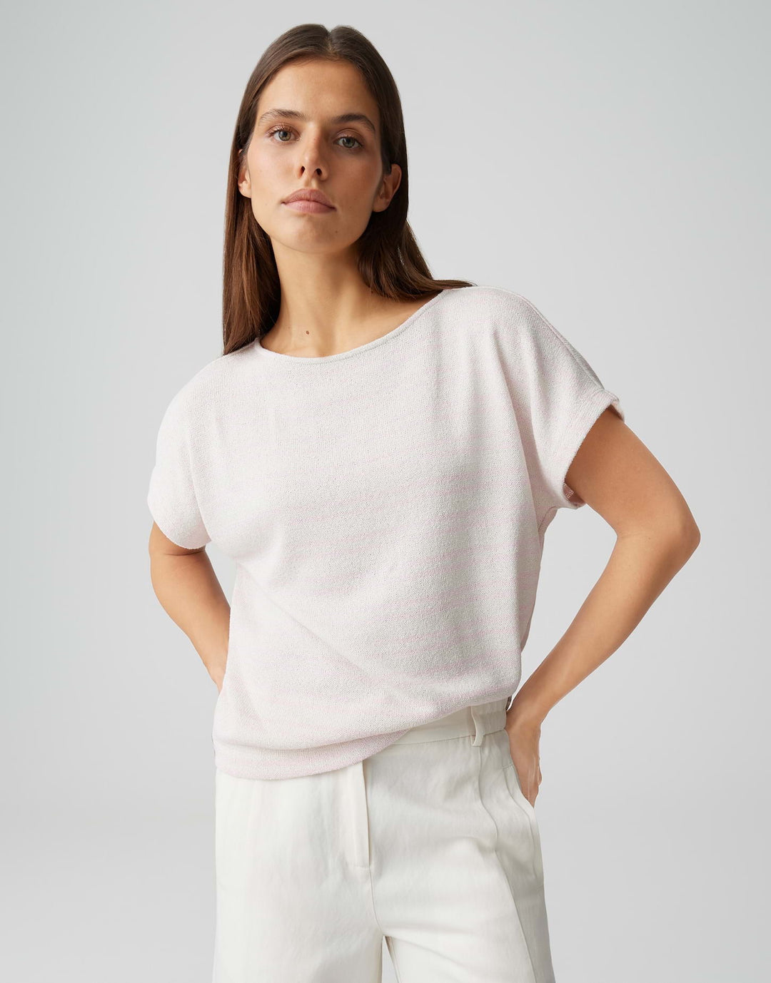 Opus Sostal t-shirt licht roze – dames