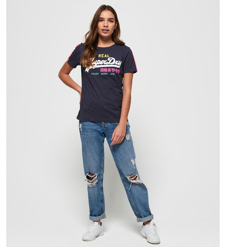 Garcia woman 0301 SEMY BODY FIT – dames t-shirt - Navy