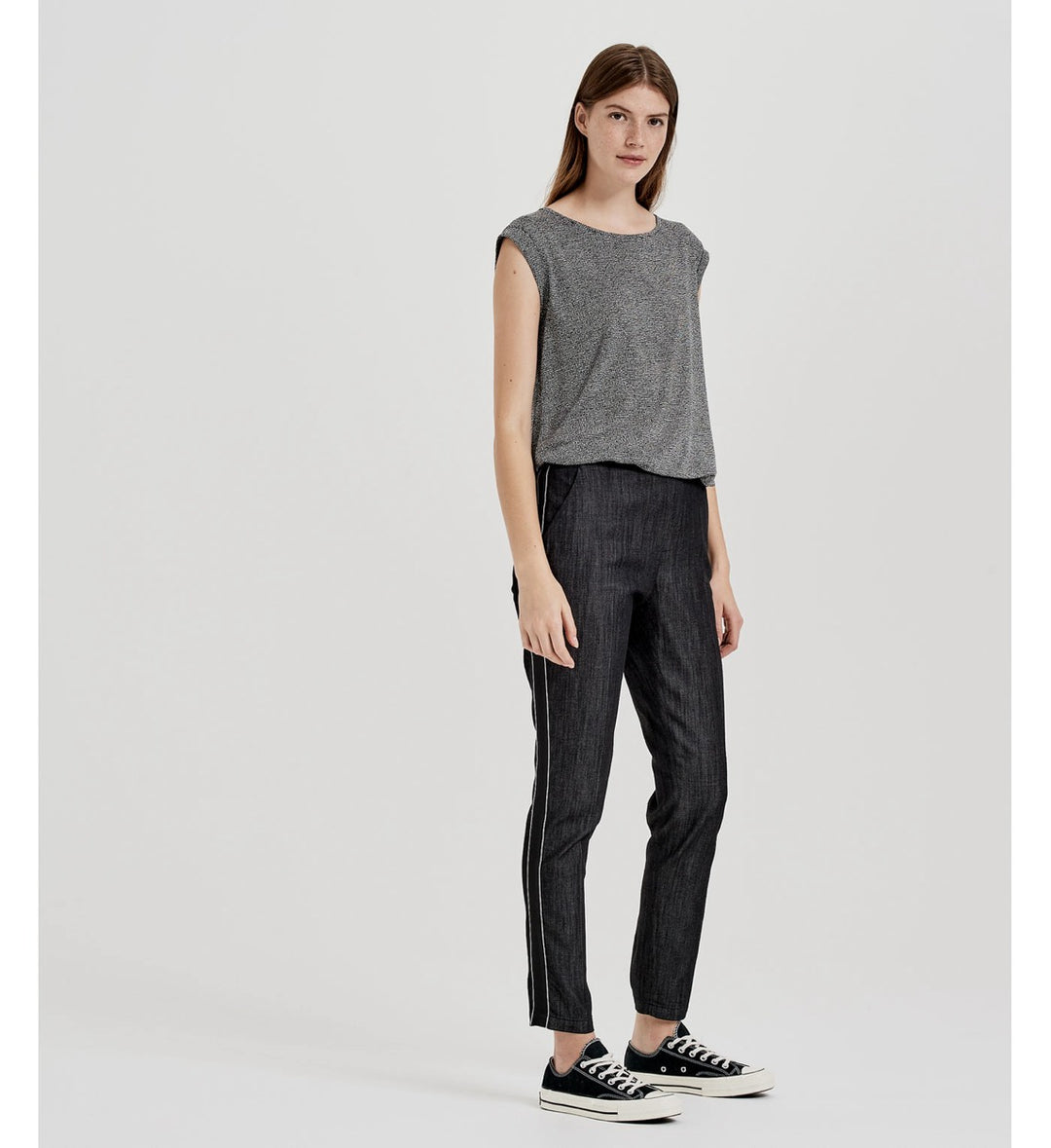 Opus t-shirt zwart – dames