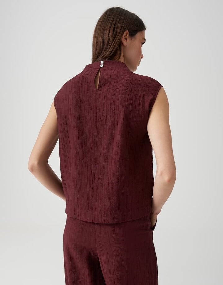 Opus Focy top bordeaux – dames