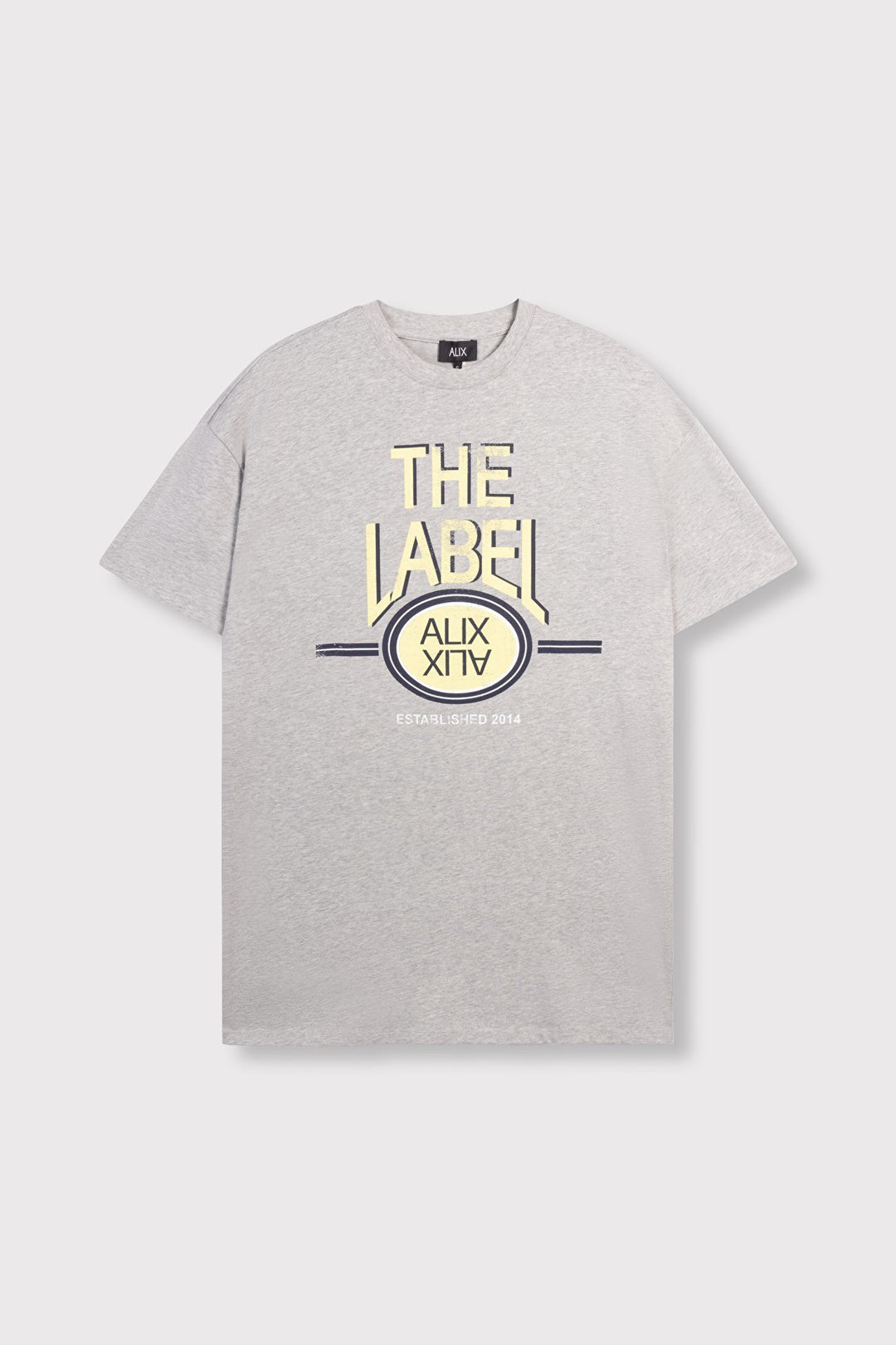 Alix the label jurk kort dames grijs melee