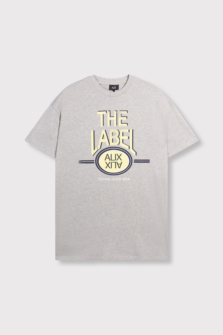 Alix the label jurk kort dames grijs melee