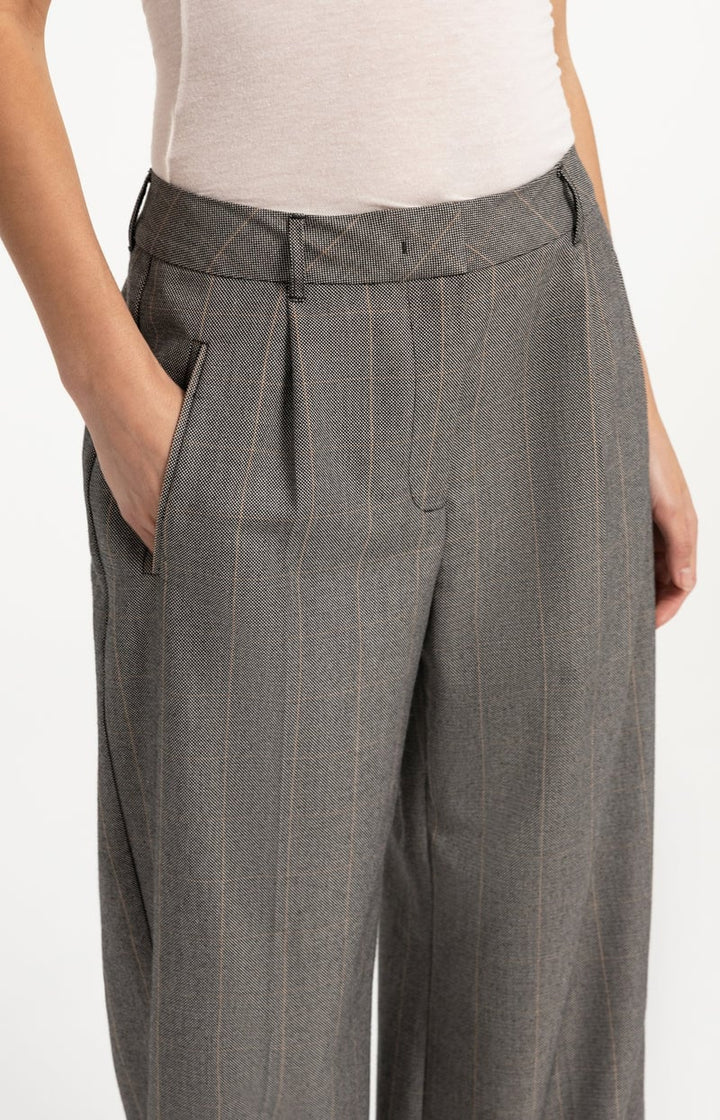 YAYA Women 01-301284-609 lange broek dames grijs dessin