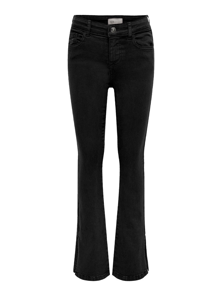 Kids Only 15313129 Hush jeans bootcut flare fit – meisjes - Black Denim