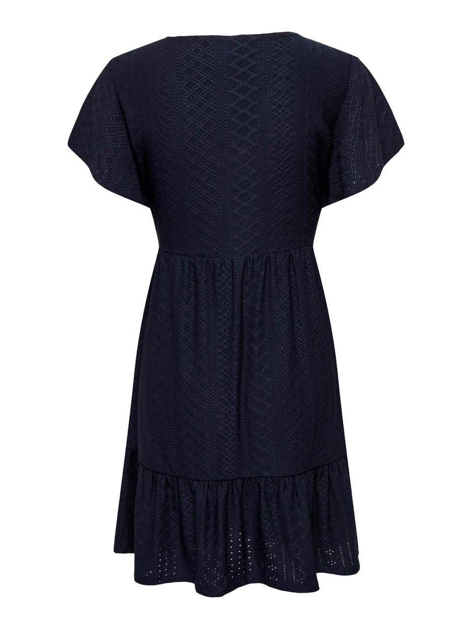 Only Sandra jurk kort navy – dames