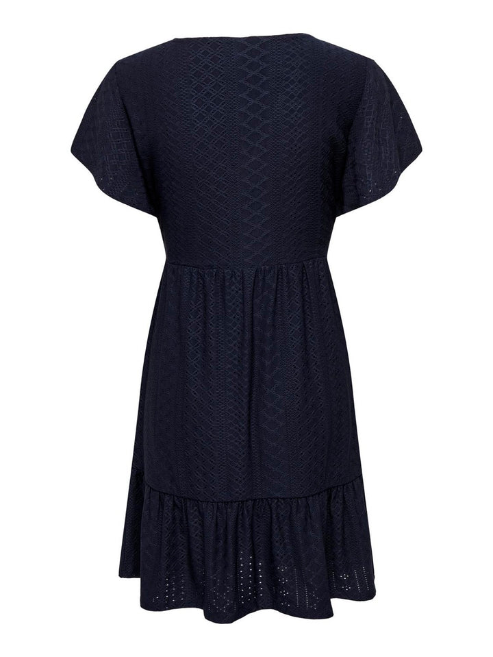 Only Sandra jurk kort navy – dames