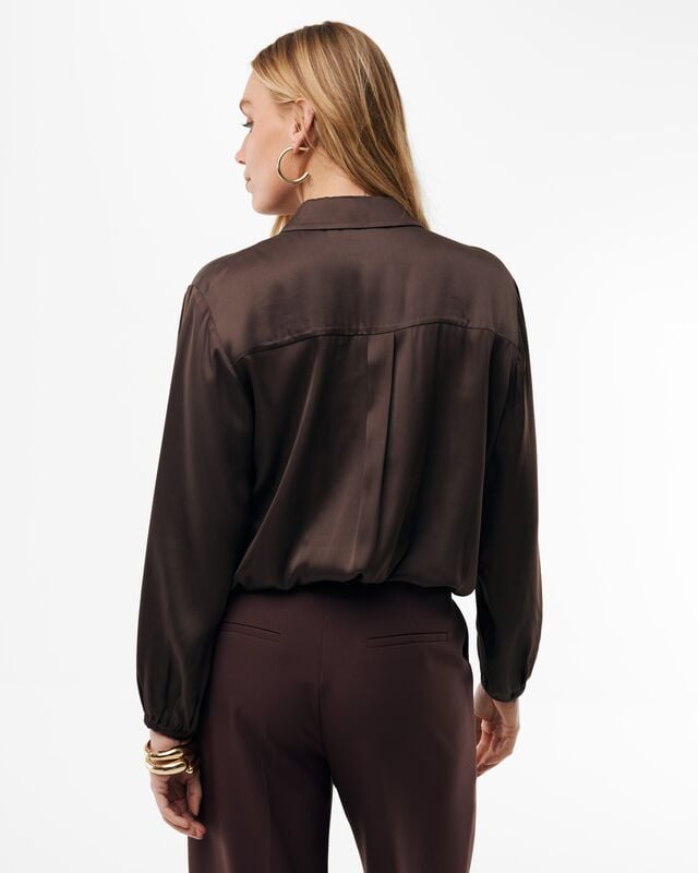 MEXX women blouse l/m bruin – dames