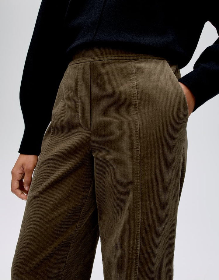Opus Marou mod 10620511838106 lange broek taupe