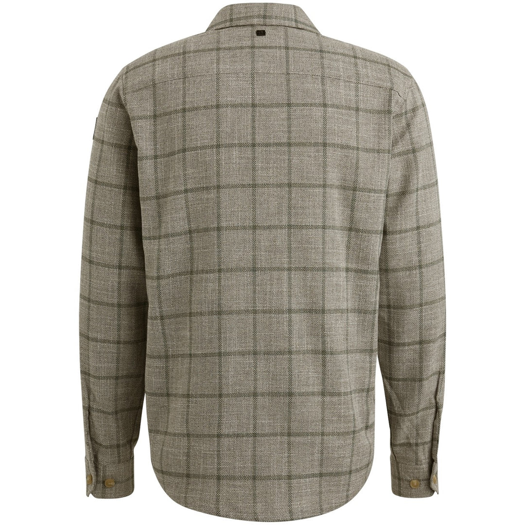 Vanguard overhemd l/m bruin dessin – heren