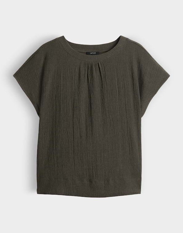 Opus Salti T-shirt olijf – dames