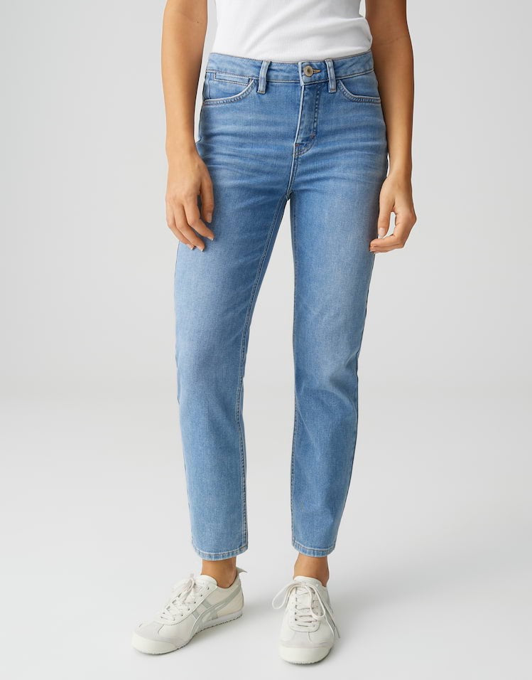Opus Elma Clever jeans regular-straight fit – dames - Blue Denim - 30