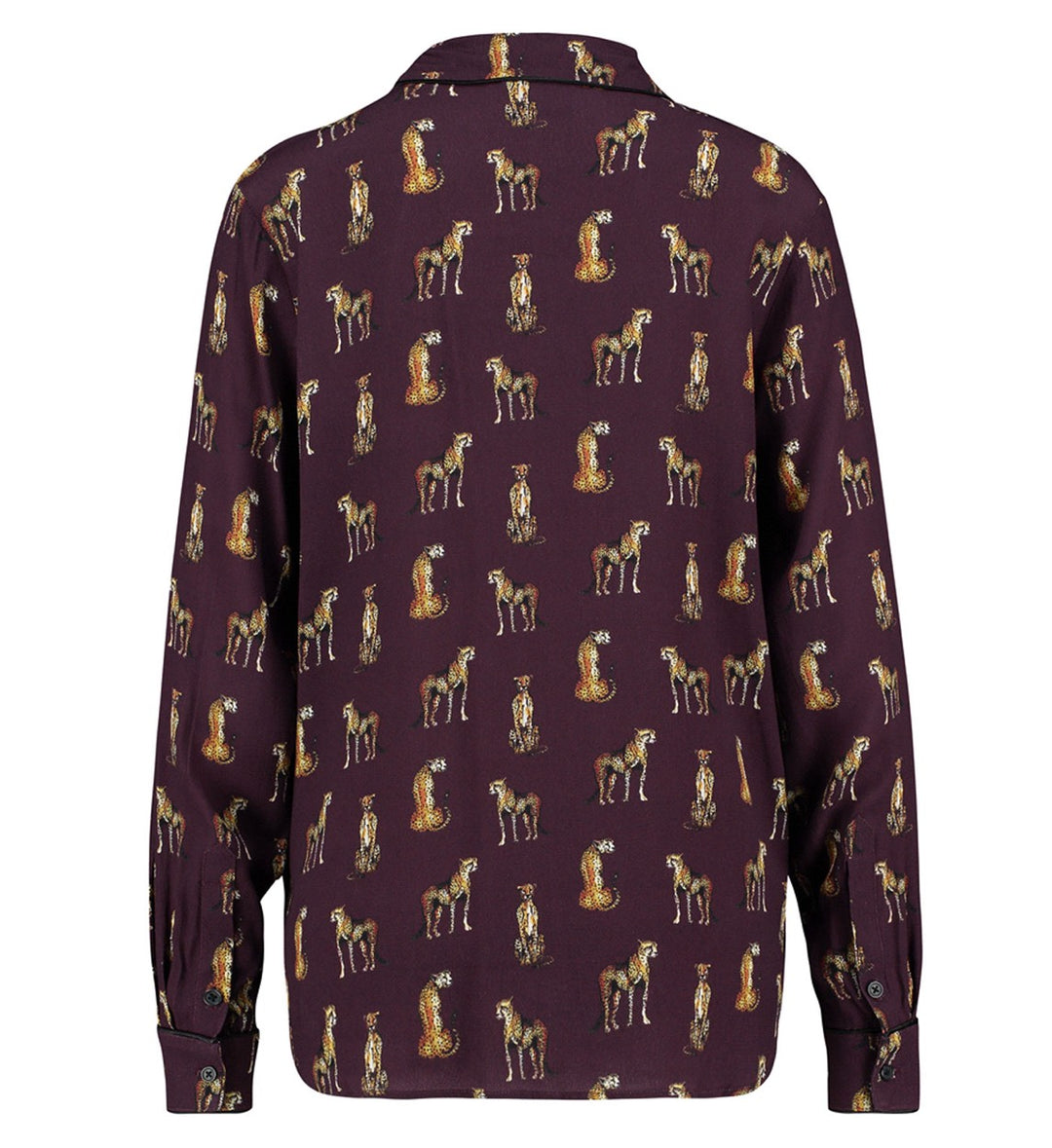 Refined department R2511994842 blouse l/m dames bordeaux