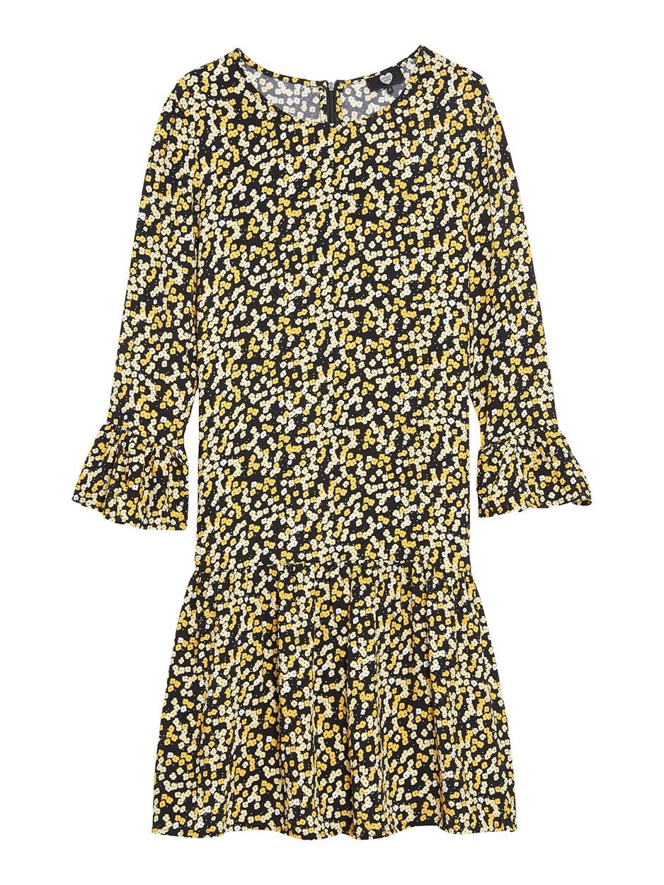 Catwalk Junkie DR Buttercup jurk kort dames – geel dessin