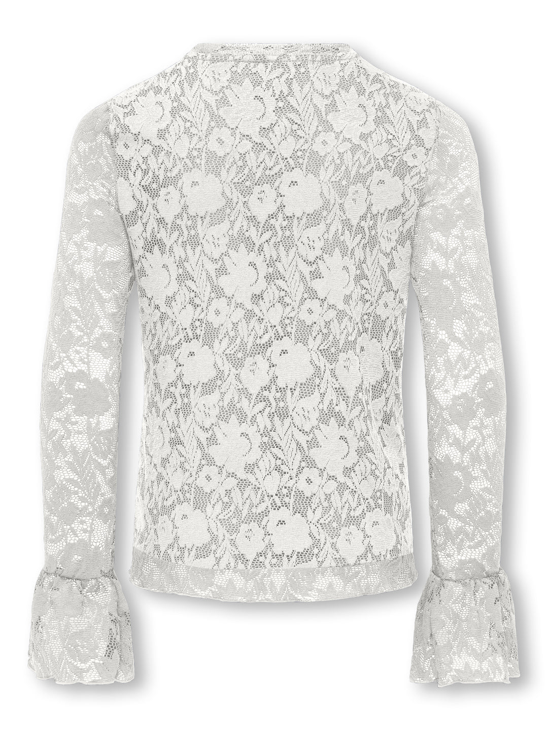 Kogtoos L/s Lace Top Jrs - Off-white