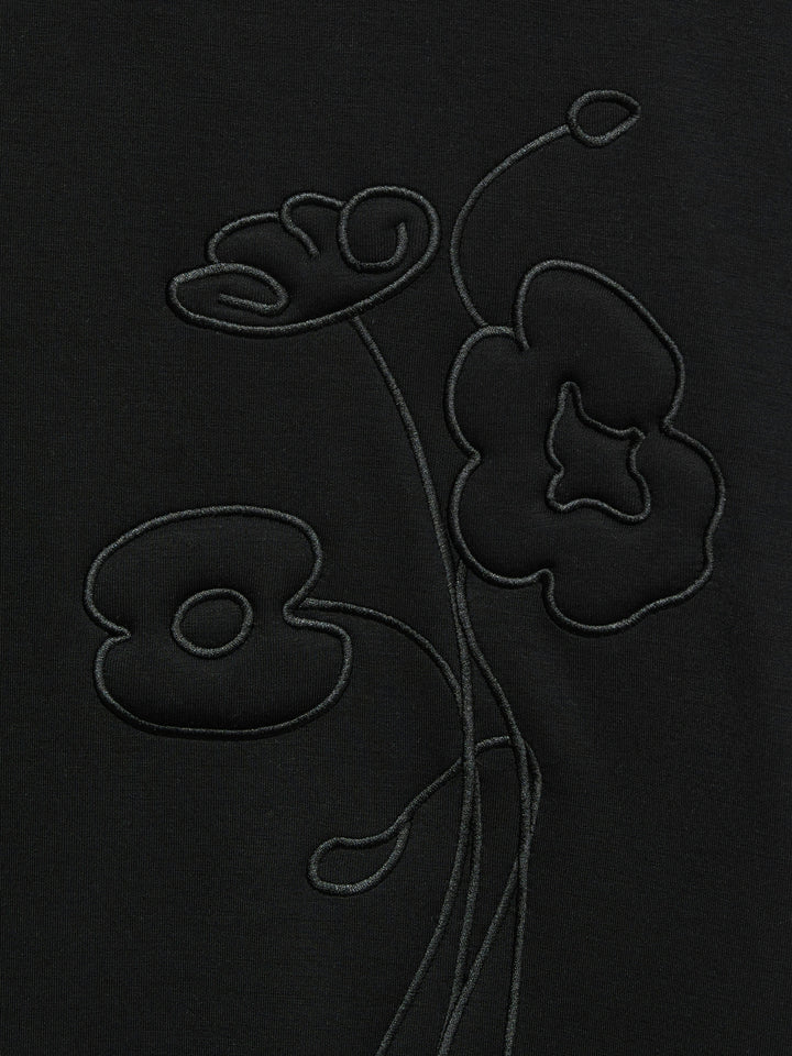 Vmhali Ss Embroidery Top Jrs - Zwart