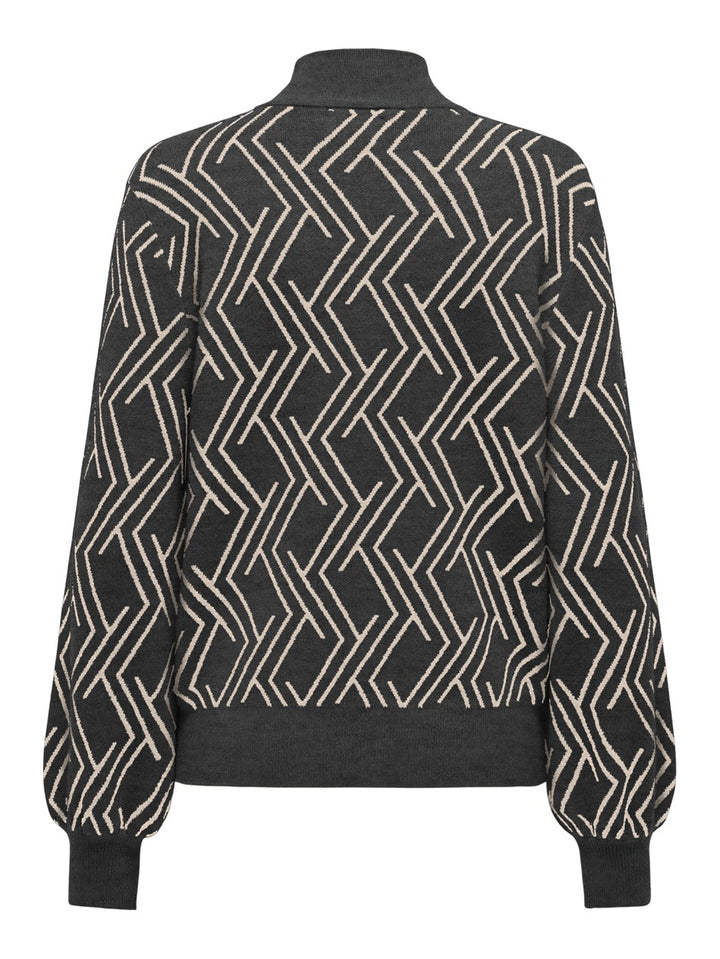 Only 15327635 Anny trui dames grijs dessin