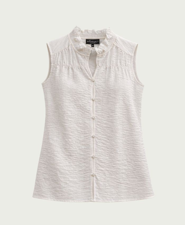 Elvira Casuals blouse E2 26-054 Senna – dames - Off-white