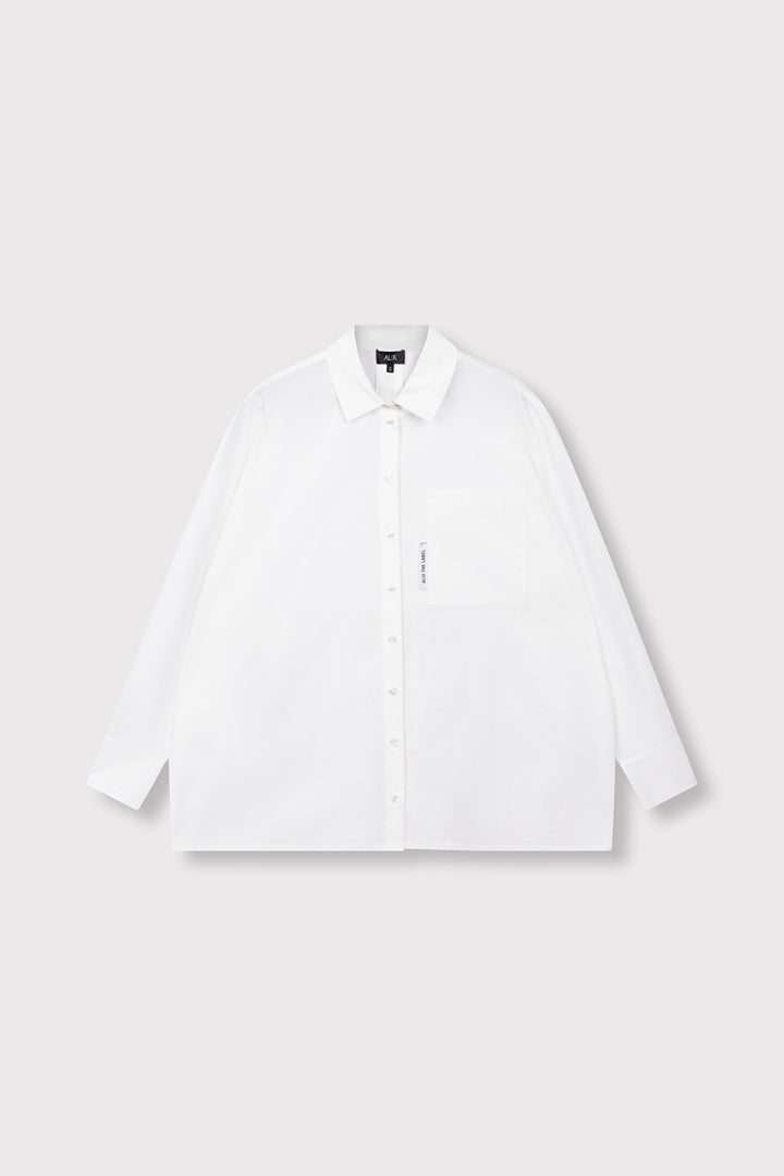 Alix the label blouse l/m off-white – dames