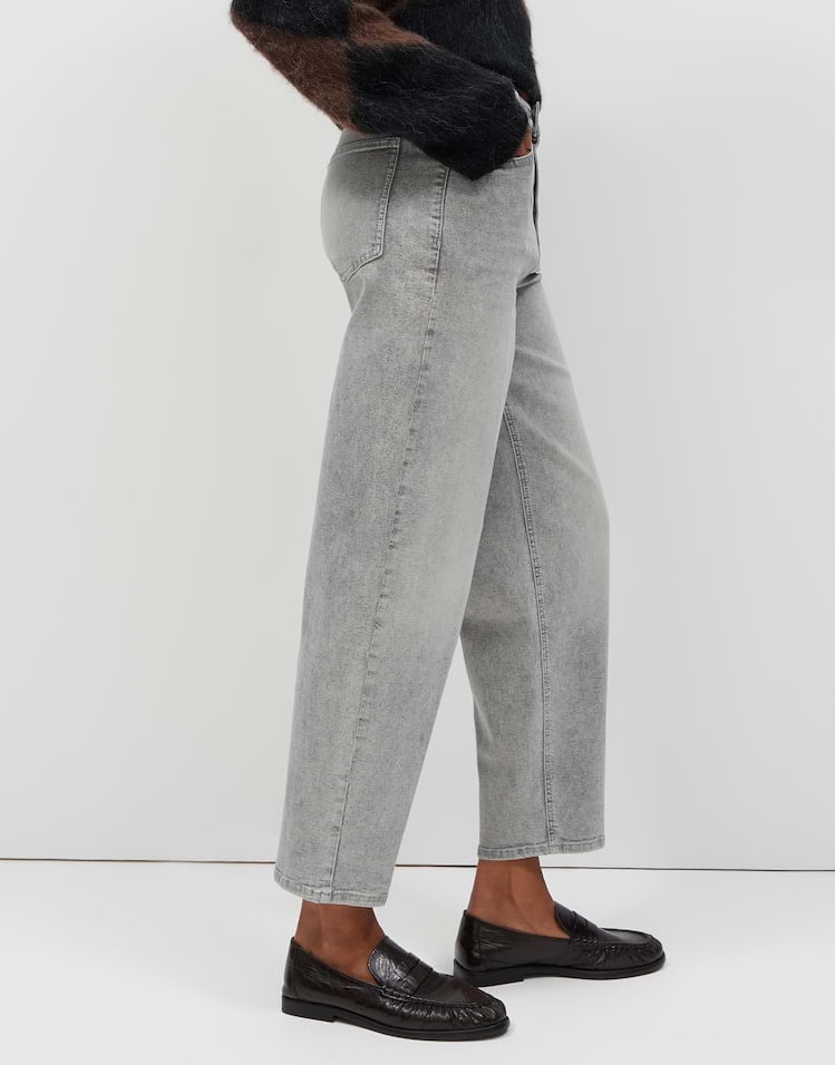 Opus Maxie 10624212945 jeans regular-straight fit grey denim - L28