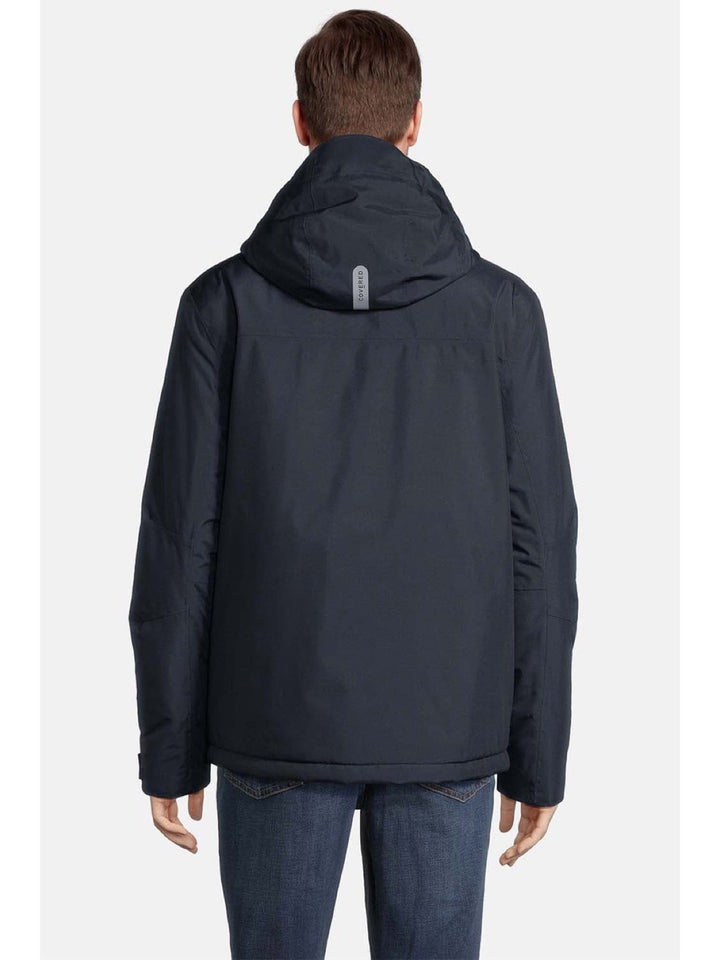 Covered winterjas M60184 Franklin navy – heren