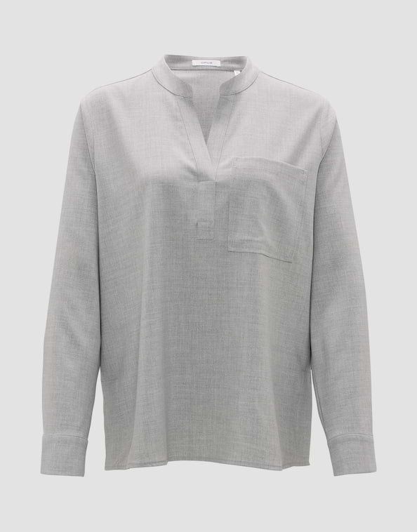 Opus blouse l/m dames grijs – Fanell 10331111747100