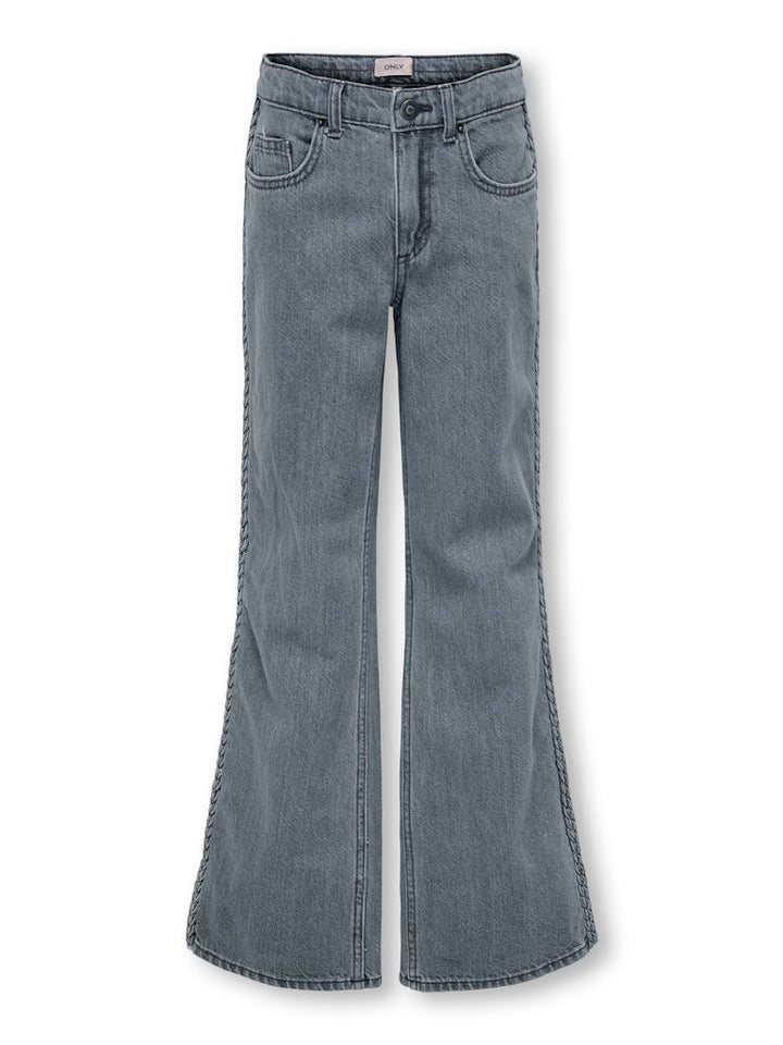 kids only 15356343 juicy jeans loose fit grey denim – meisjes