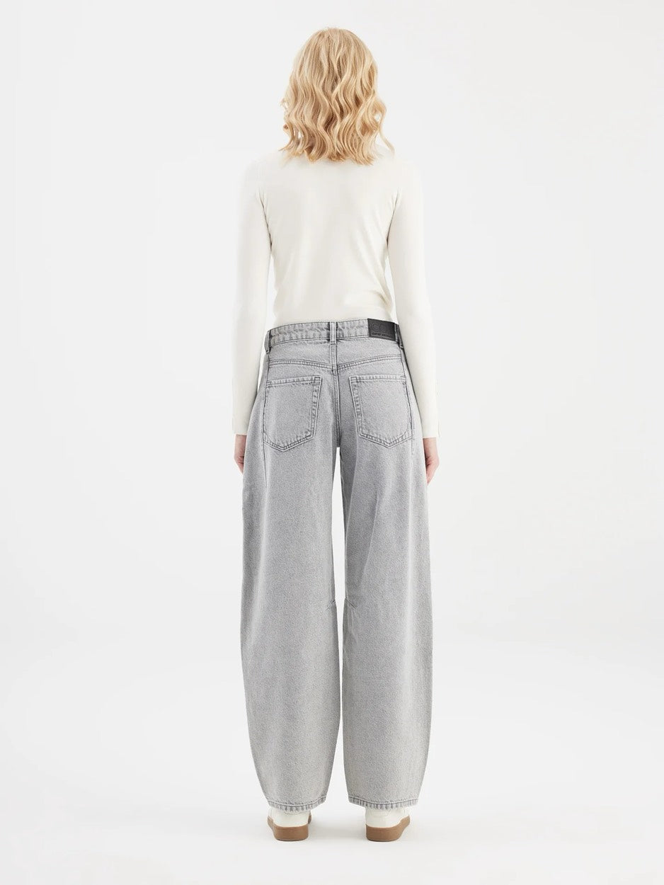COJ Clara jeans loose fit dames grey denim - L32