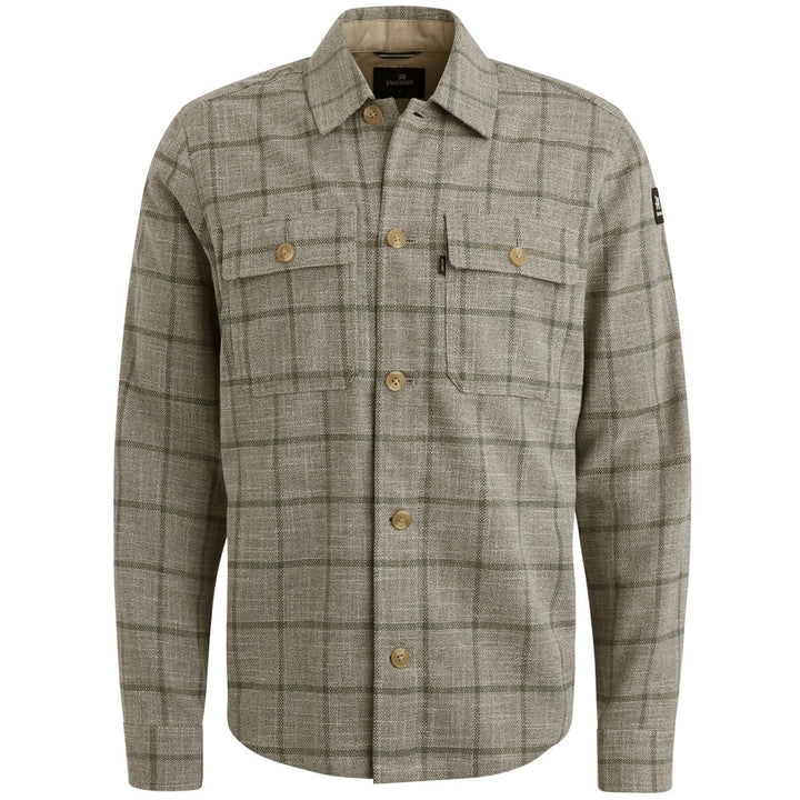 Vanguard overhemd l/m bruin dessin – heren