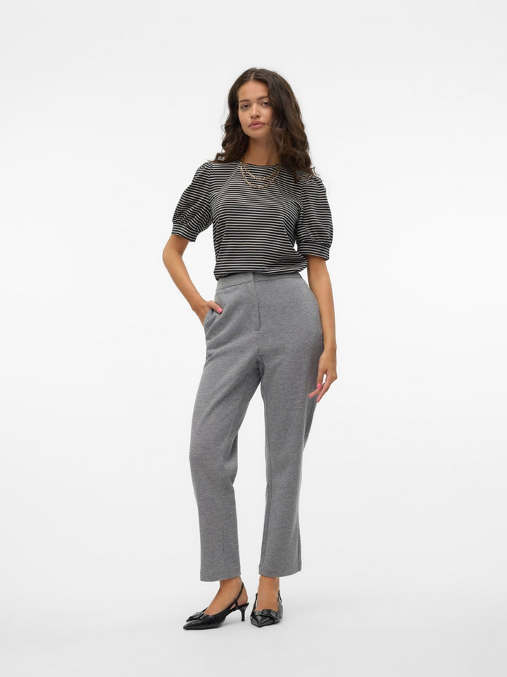VERO MODA Julia lange broek grijs – dames