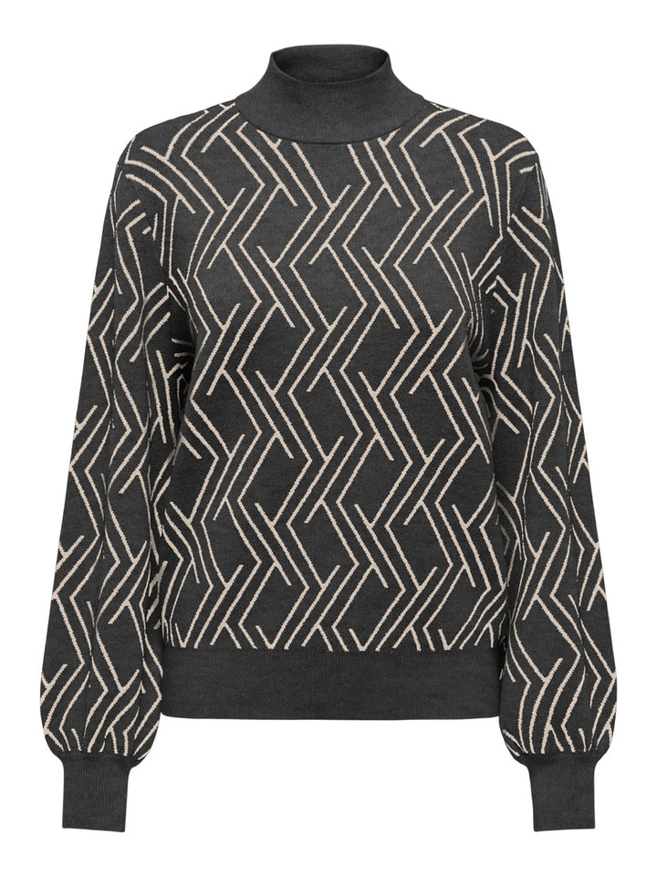 Only 15327635 Anny trui dames grijs dessin