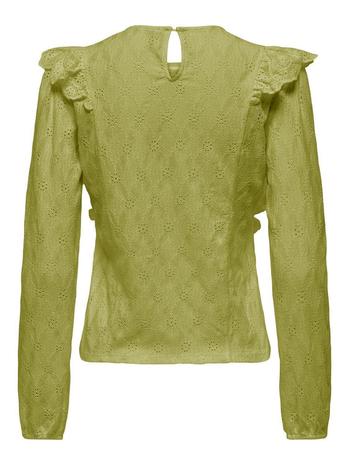 Only Grace top l/m dames lime