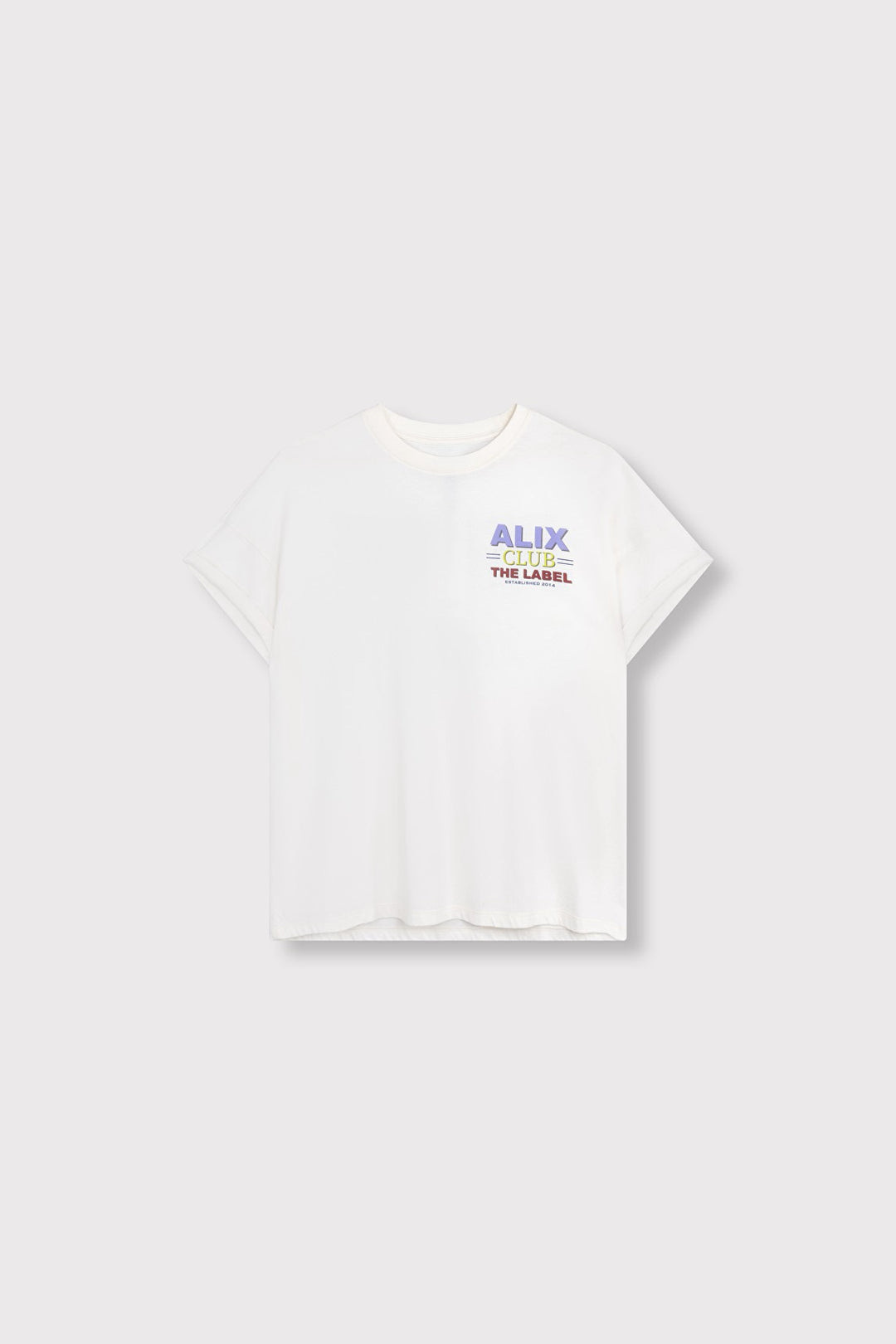 Alix the label t-shirt k/m dames off-white