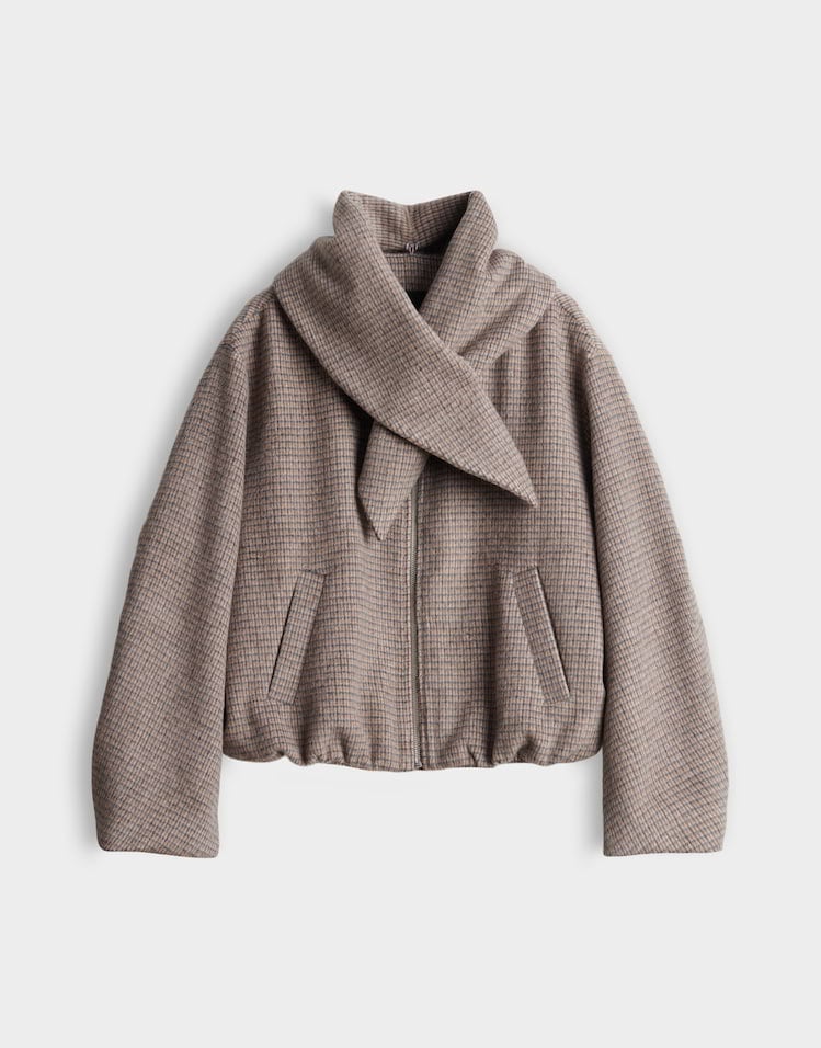 Opus Hessina 10616714451460 tussenjas dames bruin dessin