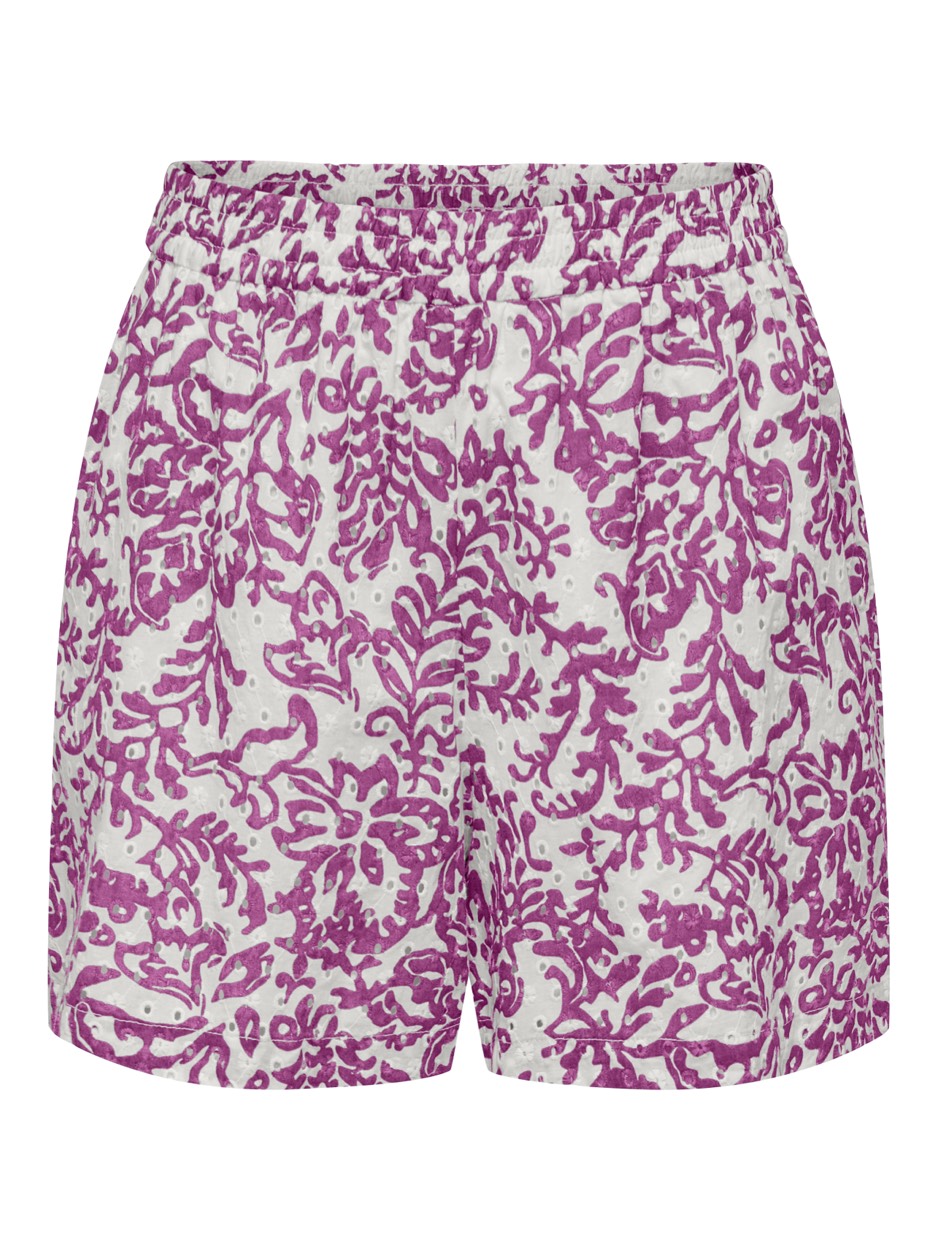 Only 15350013 Kelly short dames wit dessin
