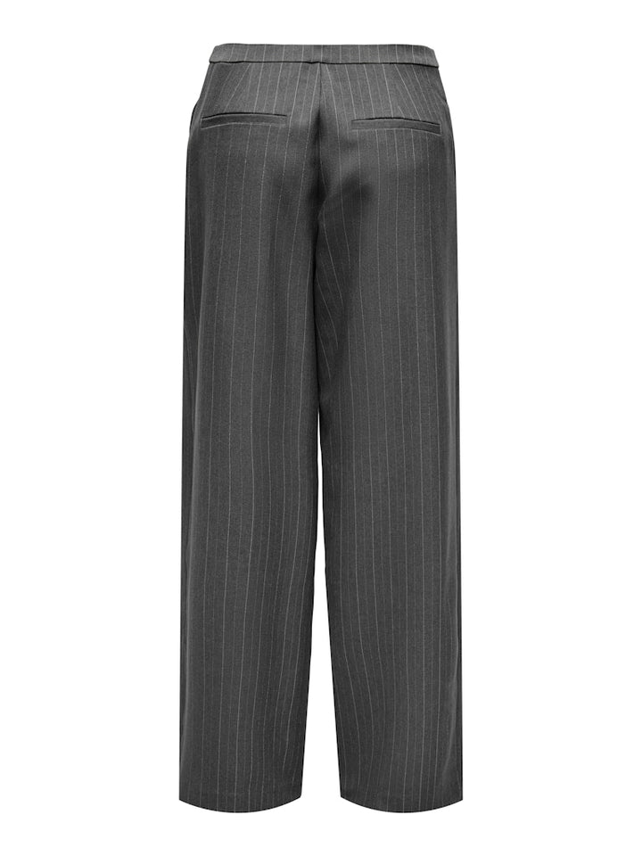 Only Aggie lange broek dames grijs dessin - L32