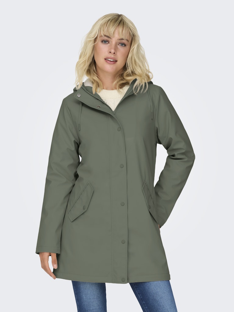 Only regenjas dames olijf – 15206116 Sally