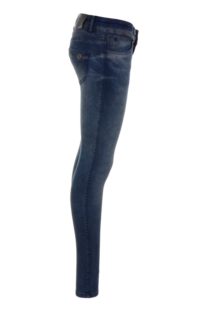 DNM Pure Russel jeans skinny fit dames – blue denim - L32