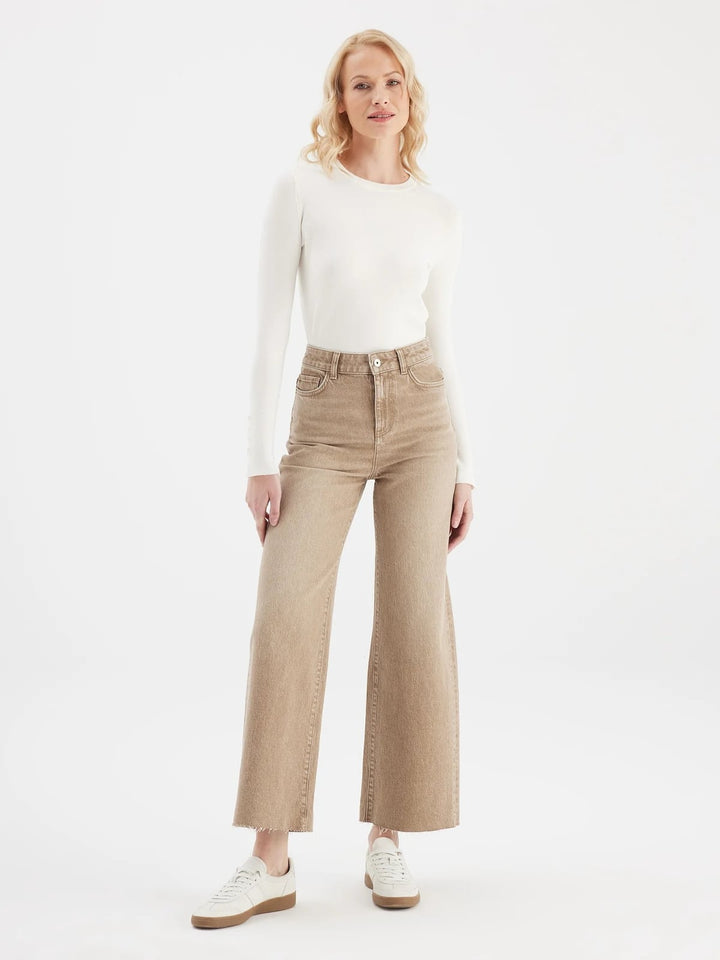 COJ Aura jeans loose fit dames blue denim