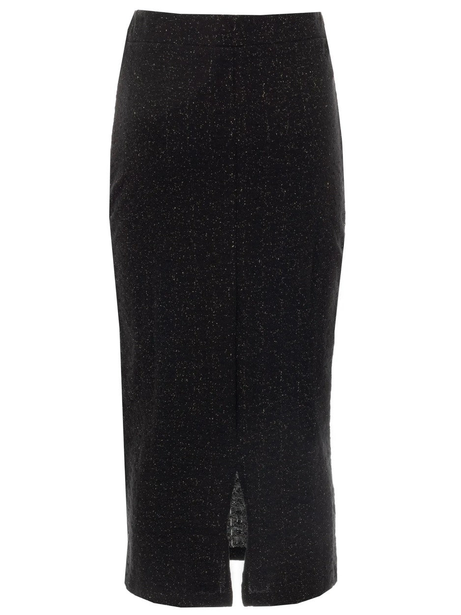 Elvira Casuals E5 24-038 midi rok zwart dessin – dames