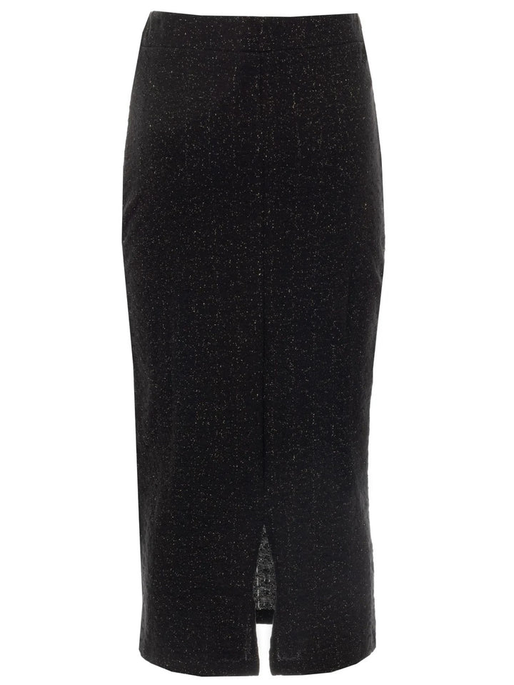 Elvira Casuals E5 24-038 midi rok zwart dessin – dames