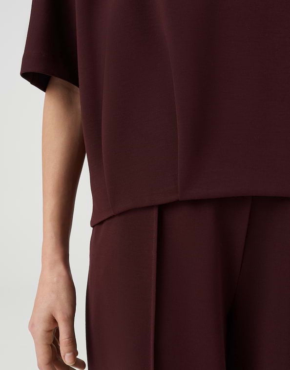 Opus Ginne sweater dames bordeaux